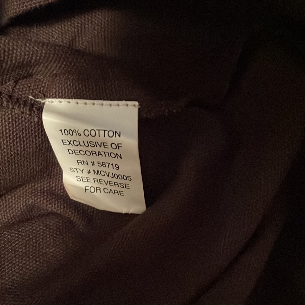 Notations embroidered button down top - Picture 7 of 7
